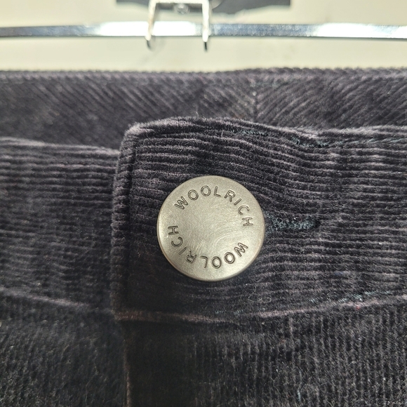 Woolrich 1215 Black Corduroy Straight Leg Pants sz 12 - Picture 2 of 10